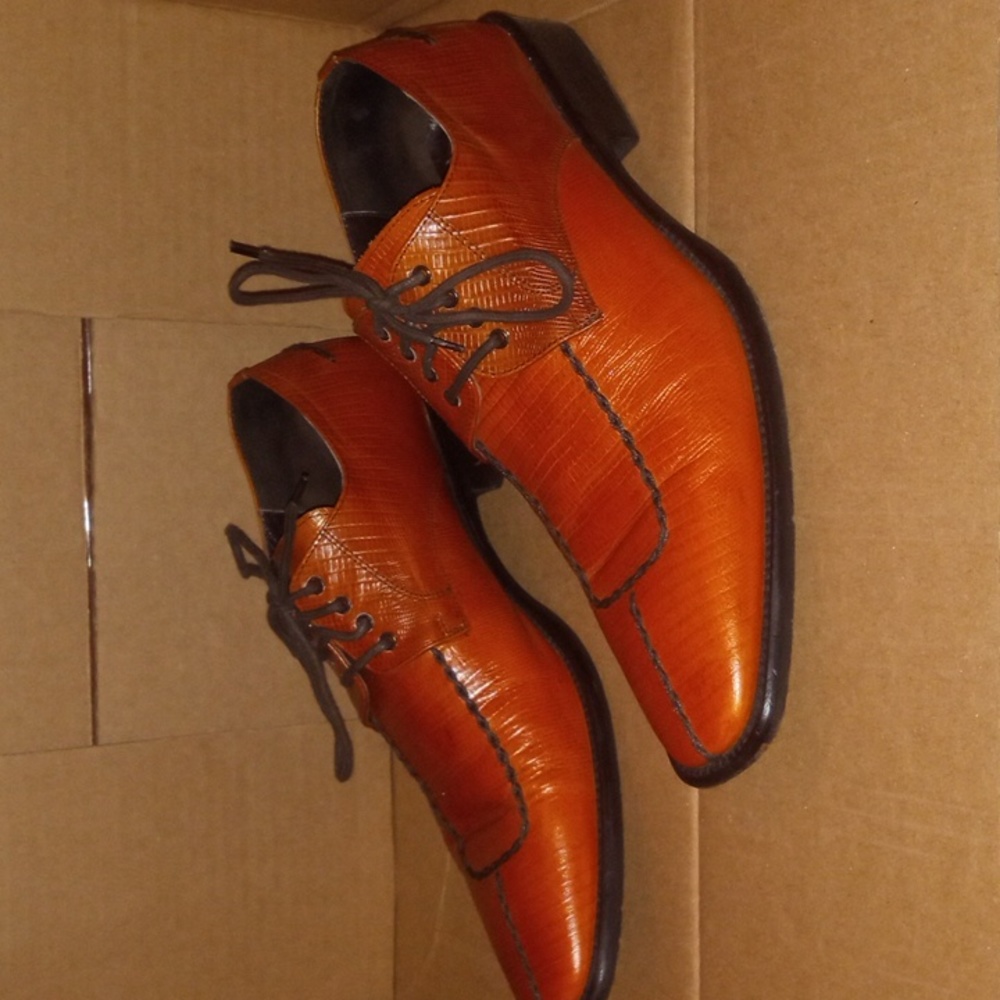 Debut Men's Burnt Orange Shoes